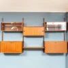 Sale Pamono Vintage Danish Three-Bay Wall System by Poul Cadovius, 1960s