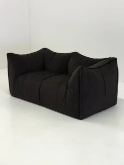 Pamono Vintage Dark Brown Le Bambole Sofa by Mario Bellini for B&B Italia, 1970s> Couches & Sofas