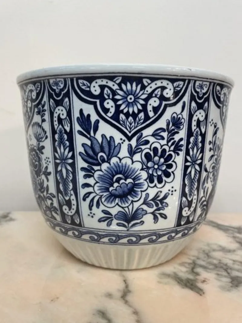 Hot Pamono Vintage Delftware Blue and White Decorative Pot by Royal Boch for Royal Sphinx