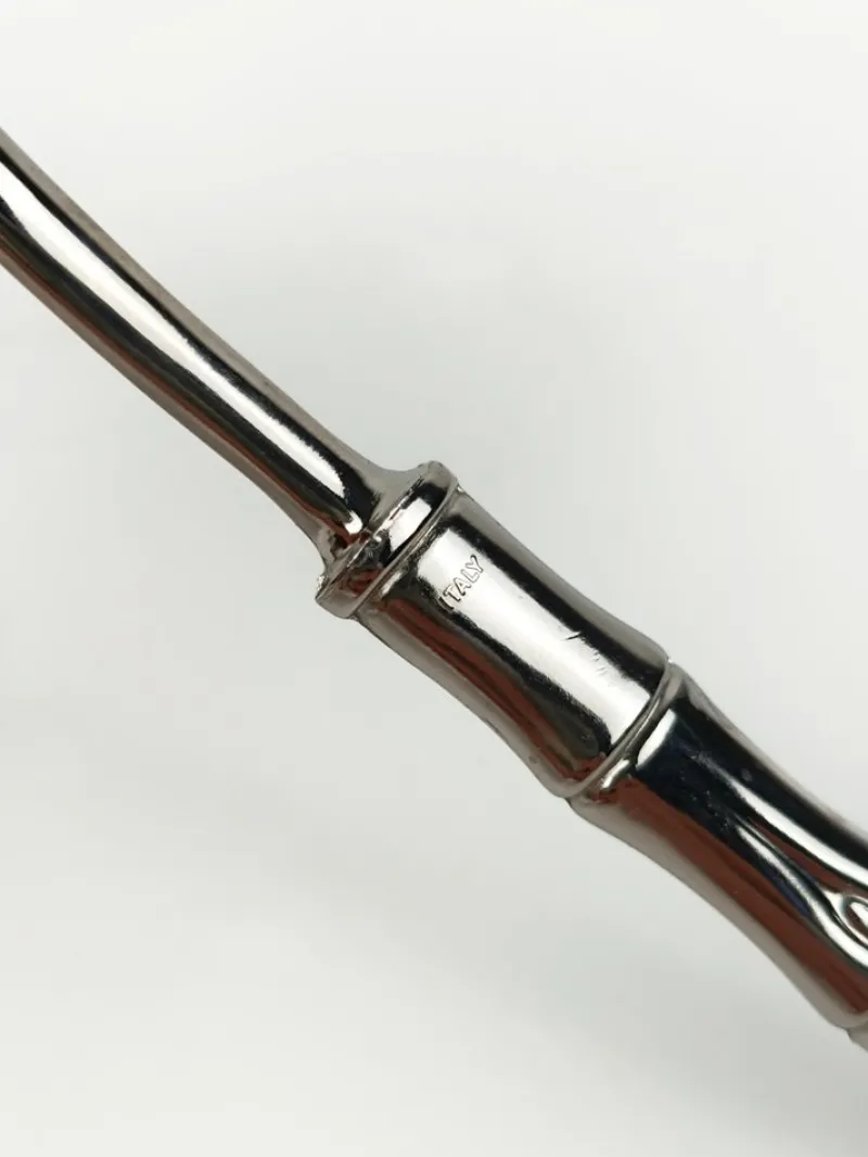 Online Pamono Vintage Dessert Cutlery in Silver-Plated Faux Bamboo, Italy, 1960s, Set of 51