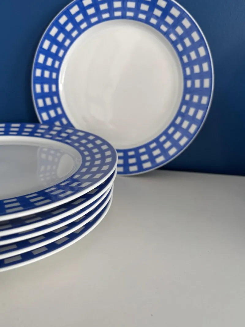 Pamono Vintage Dessert Plates by Guy Degrenne, Set of 6> Dinner Plates & Bowls