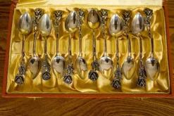 New Pamono Vintage Dessert Teaspoons in Silver, 1948, Set of 14