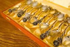 New Pamono Vintage Dessert Teaspoons in Silver, 1948, Set of 14
