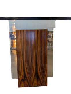 Best Pamono Vintage Dining Table in Glass, 1970s