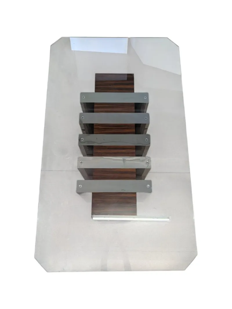 Best Pamono Vintage Dining Table in Glass, 1970s