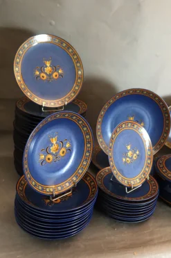 Pamono Vintage Dinner Service, 1980s, Set of 56><noscript><img width=