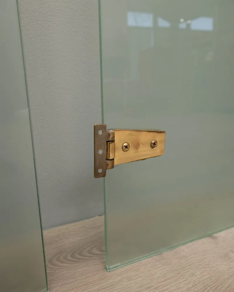 Pamono Vintage Doors in Glass and Brass from from Fontana Arte, Set of 4> Architectural Elements