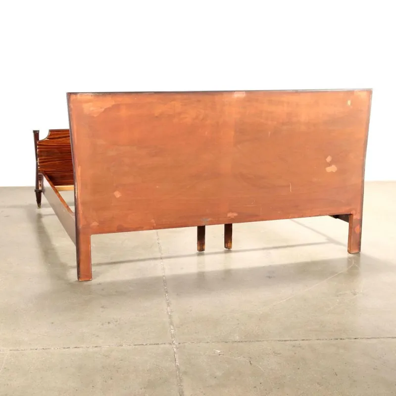 Online Pamono Vintage Double Bed in Wood Veneer, Italy, 1950s-1960s