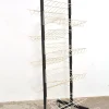 Pamono Vintage Double-Sided Magazine Rack on Wheels, 1960s> Magazine Racks