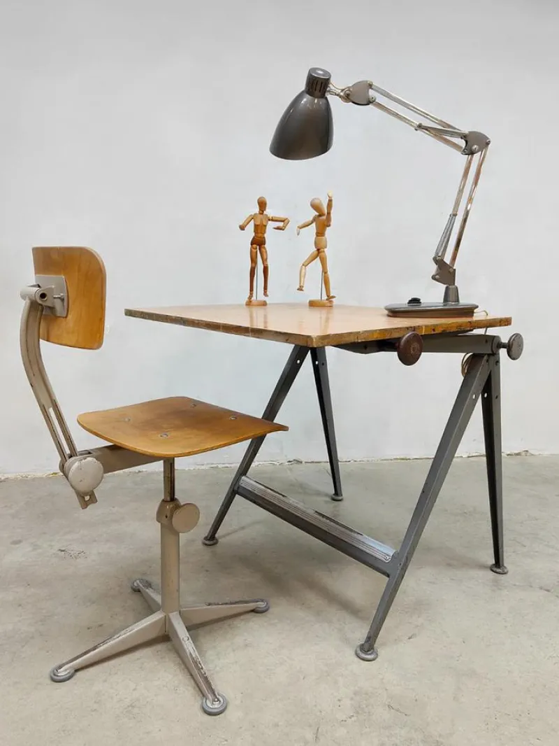 Sale Pamono Vintage Drawing Table by Friso Kramer for Ahrend De Cirkel, 1950s