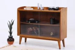 Sale Pamono Vintage Dresser with Glass Doors, 1970s