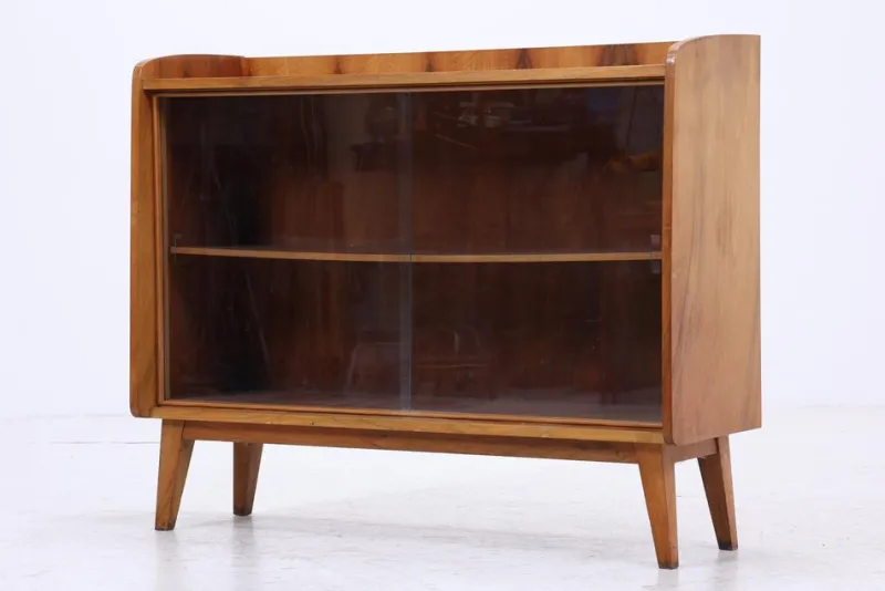 Sale Pamono Vintage Dresser with Glass Doors, 1970s