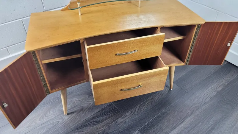New Pamono Vintage Dressing Table attributed to Lebus, 1960s