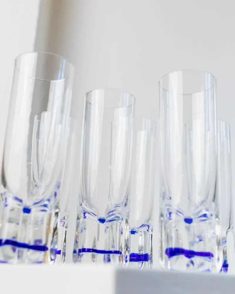 Hot Pamono Vintage Drinking Glasses, Italy, 1980s, Set of 6