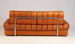 Pamono Vintage DS 85 Brown Leather Daybed from de Sede, 1960s><noscript><img width=