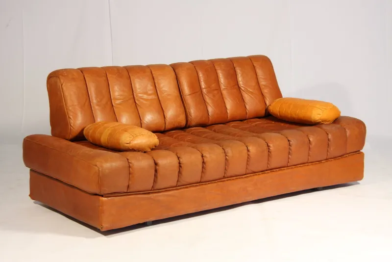 Pamono Vintage DS 85 Brown Leather Daybed from de Sede, 1960s> Daybeds & Chaises Lounges