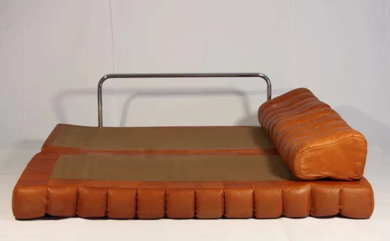 Pamono Vintage DS 85 Brown Leather Daybed from de Sede, 1960s> Daybeds & Chaises Lounges