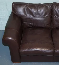 New Pamono Vintage Duresta Sofa in Brown Leather