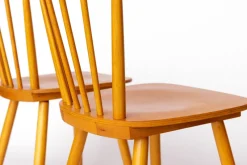 Pamono Vintage Dutch Kitchen Chairs with Beech Frames, 1960s, Set of 4><noscript><img width=