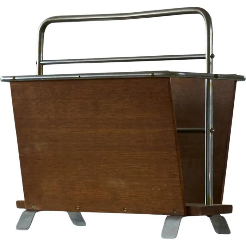 Pamono Vintage Dutch Magazine Rack, 1940s> Magazine Racks