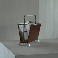 Pamono Vintage Dutch Magazine Rack, 1940s><noscript><img width=
