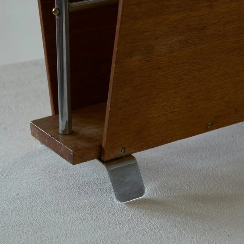 Pamono Vintage Dutch Magazine Rack, 1940s> Magazine Racks