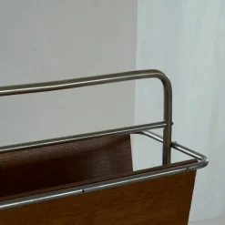 Pamono Vintage Dutch Magazine Rack, 1940s><noscript><img width=