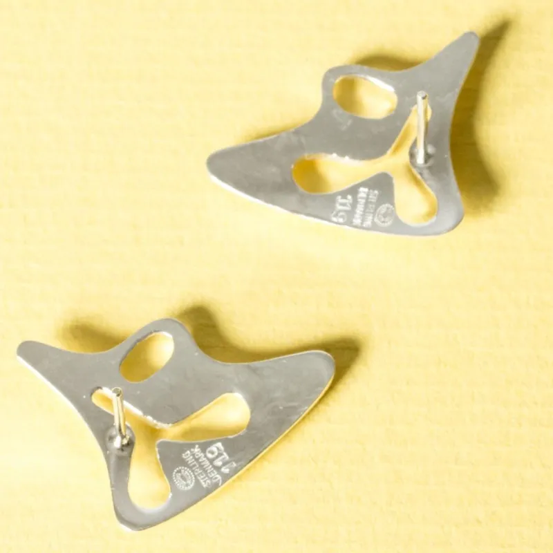 Pamono Vintage Earrings by Henning Koppel, Set of 2> Earrings