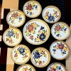 Pamono Vintage Earthenware Plates and Dishes, Italy, 1970s, Set of 12> Dinner Plates & Bowls