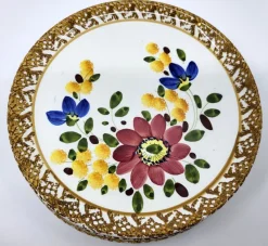Pamono Vintage Earthenware Plates and Dishes, Italy, 1970s, Set of 12><noscript><img width=
