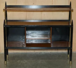Pamono Vintage Ebonised Brass and Hardwood Sideboard from G-Plan> Sideboards & Buffets