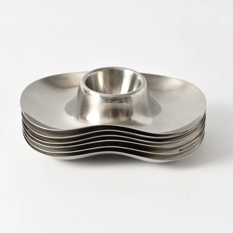 Sale Pamono Vintage Egg Cups in Stainless Steel by Wilhelm Wagenfeld for WMF, 1970s, Set of 6