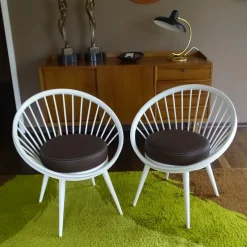Online Pamono Vintage Ellipse Armchairs from Swedese, Set of 2