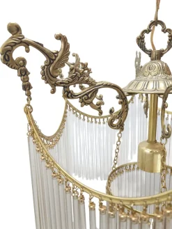 Pamono Vintage Empire Chandelier, 1950s><noscript><img width=