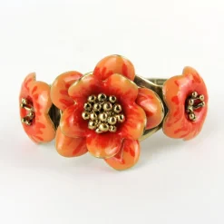 Hot Pamono Vintage Enamel Articulated Bracelet, 1960s