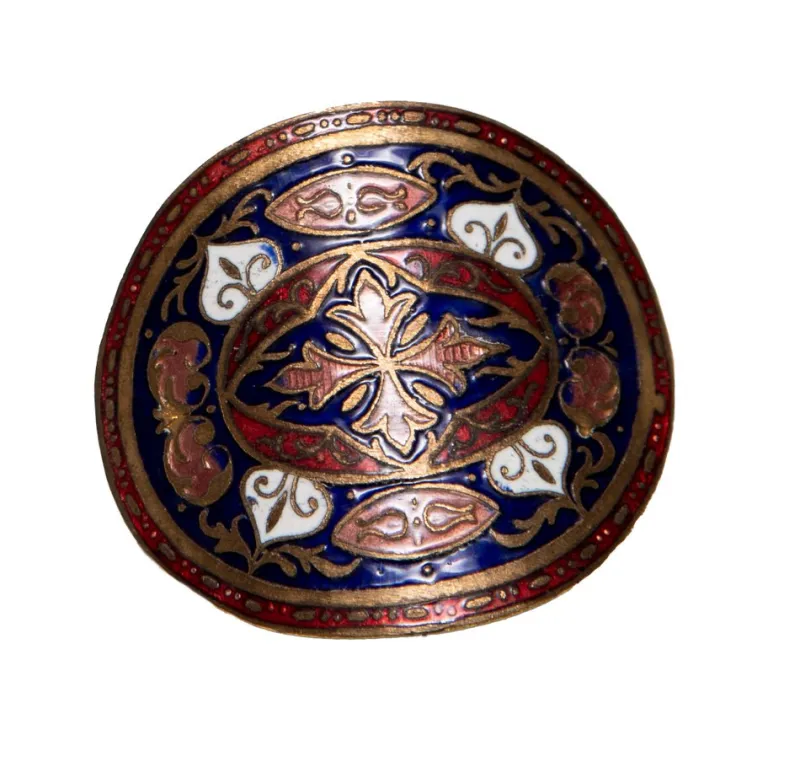 Pamono Vintage Enamel Brooch, 1930s> Brooches