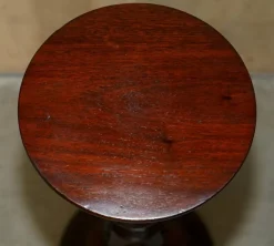 New Pamono Vintage English Carved Hardwood Pedestal, 1900