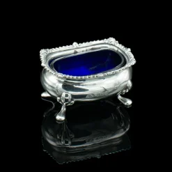 Discount Pamono Vintage English Cased Condiment Set in Silver, 1948, Set of 6