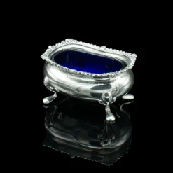 Discount Pamono Vintage English Cased Condiment Set in Silver, 1948, Set of 6
