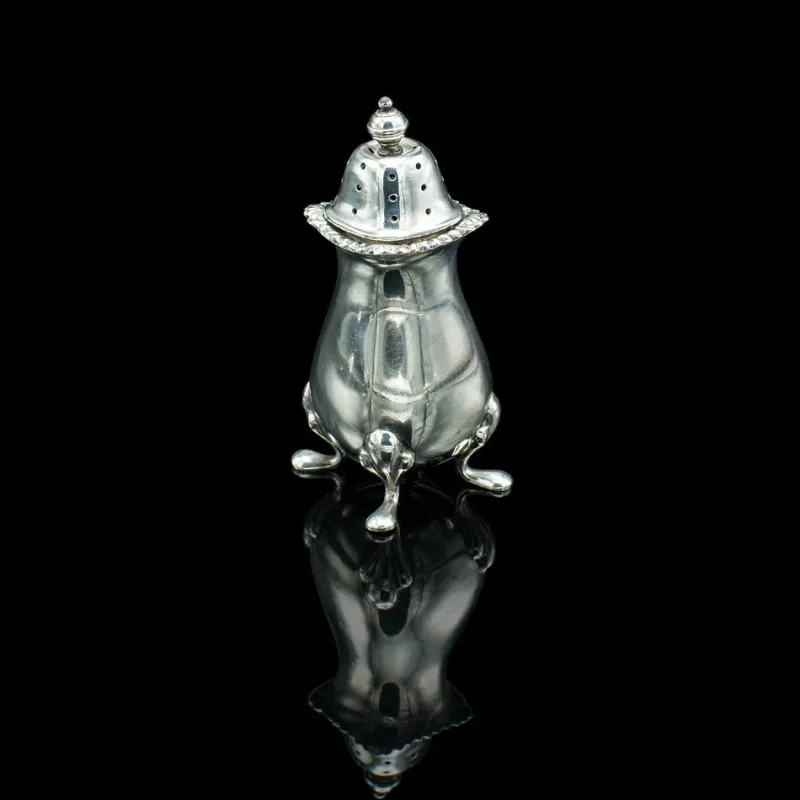Discount Pamono Vintage English Cased Condiment Set in Silver, 1948, Set of 6