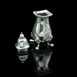 Discount Pamono Vintage English Cased Condiment Set in Silver, 1948, Set of 6