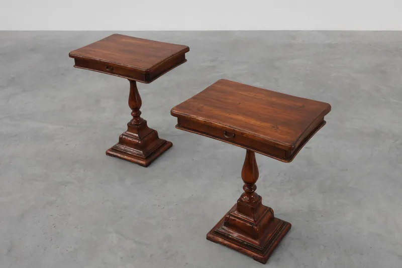 Pamono Vintage English Nightstands, 1950s, Set of 2> Nightstands