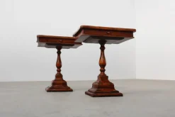 Pamono Vintage English Nightstands, 1950s, Set of 2><noscript><img width=
