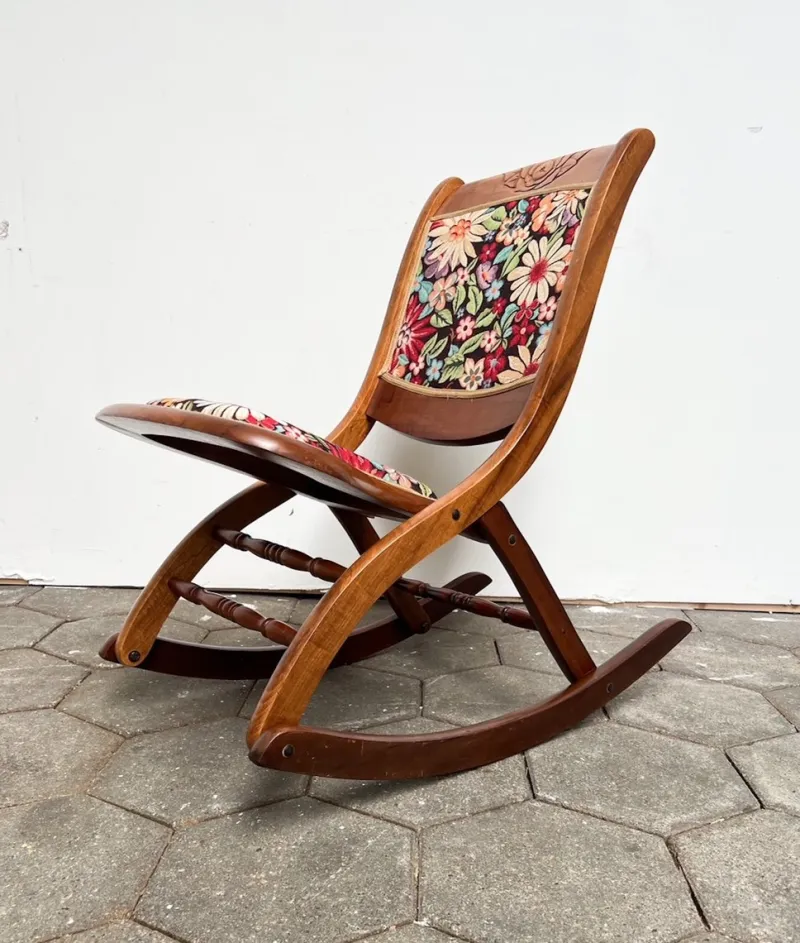 New Pamono Vintage English Rocking Chair, 1960s