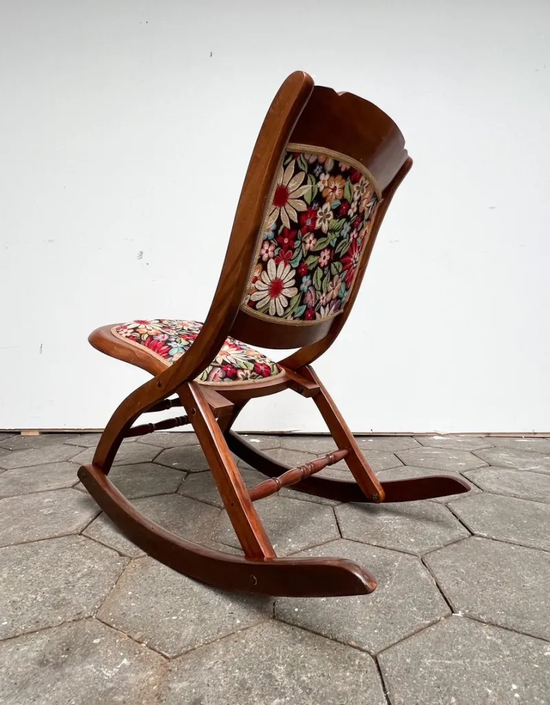 New Pamono Vintage English Rocking Chair, 1960s