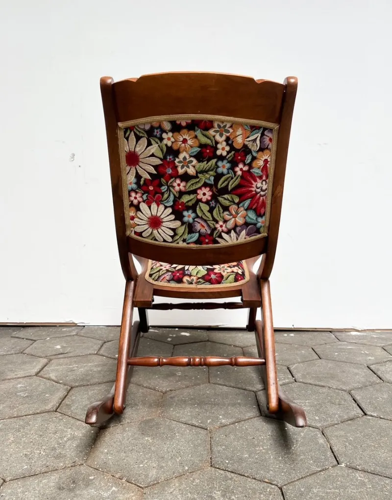 New Pamono Vintage English Rocking Chair, 1960s