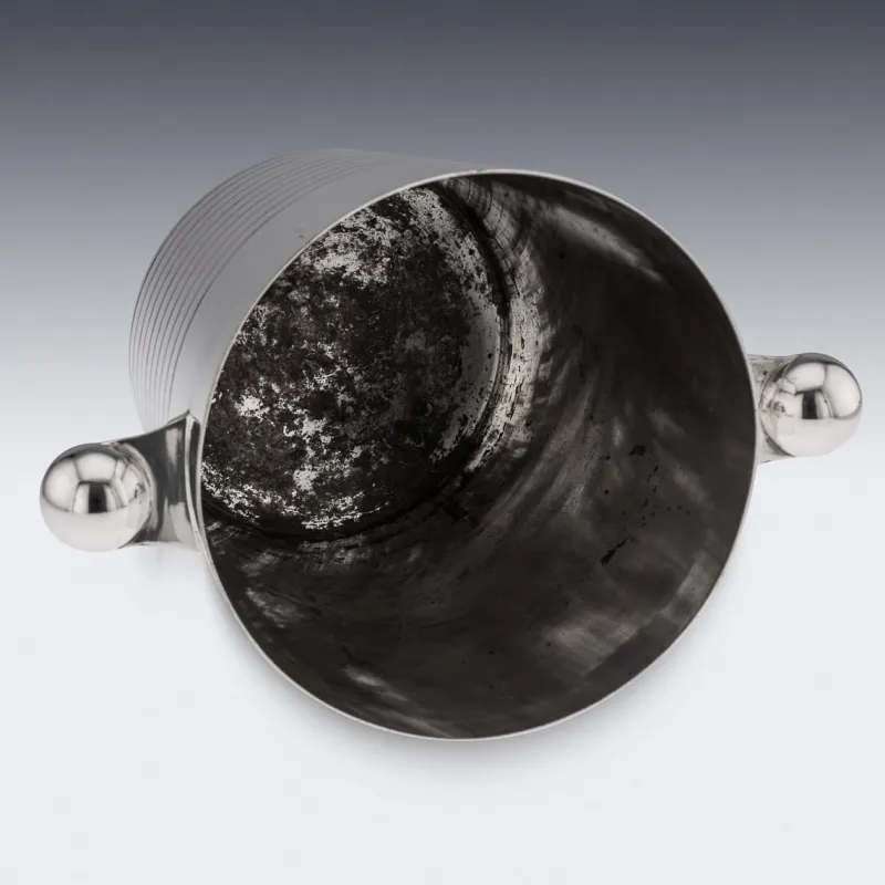 Pamono Vintage English Silver Plated Wine Cooler by Elkington & Co, 1960s> Ice Buckets & Wine Coolers