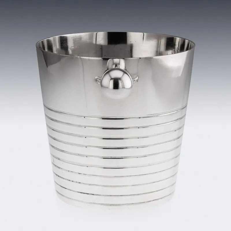 Pamono Vintage English Silver Plated Wine Cooler by Elkington & Co, 1960s> Ice Buckets & Wine Coolers