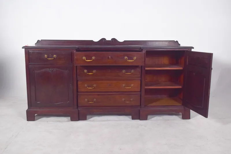 Pamono Vintage English Vanity Unit with Small Mahogany Top, 1920s> Dressing Tables