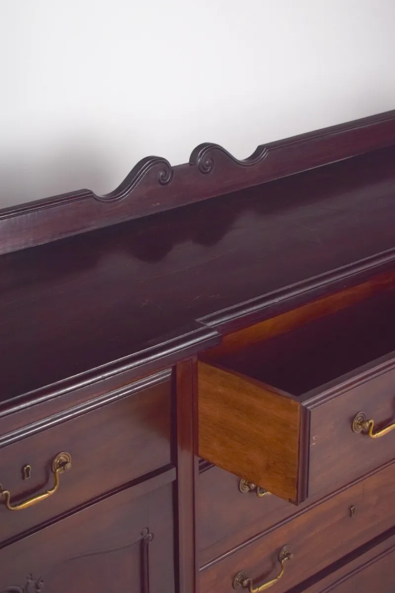 Pamono Vintage English Vanity Unit with Small Mahogany Top, 1920s> Dressing Tables